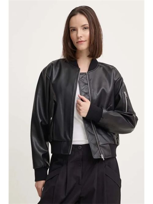 faux leather bomber jkt CALVIN KLEIN JEANS | J20J223546BEH